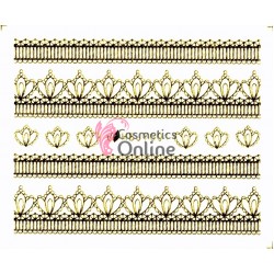 Stickere 3D pentru unghii cod Gold HBJY001